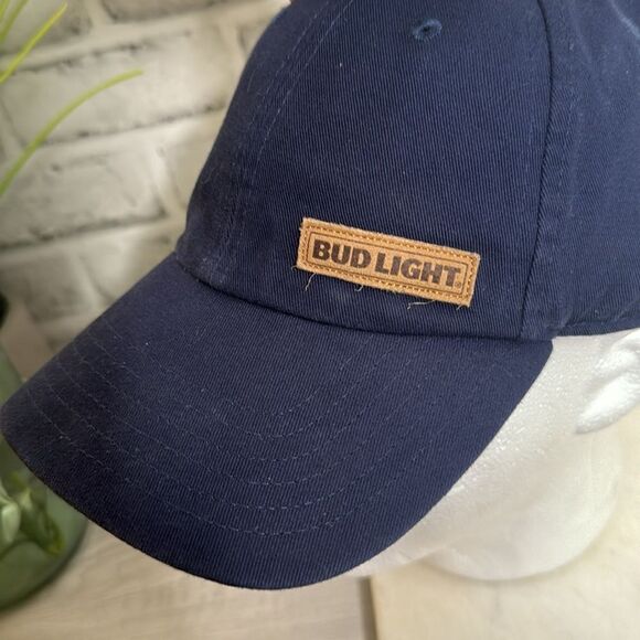 NWOT Bud Light Budweiser Navy Hat - Picture 4 of 5